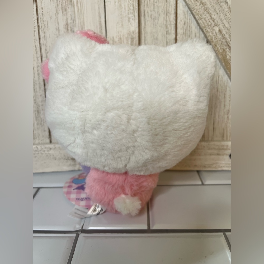 Sanrio White and Pink Stuffed Animal - Picture 2 of 3